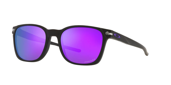 Anteojos Oakley Ojector Negro Mate / Prizm Violet, vista en ángulo