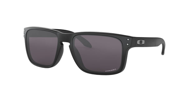 Anteojos Oakley Holbrook Negro Mate / Prizm Grey, vista en ángulo
