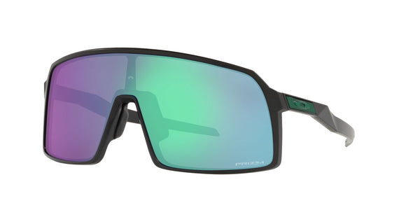 Anteojos Oakley Sutro Negro Mate / Prizm Road Jade, vista en ángulo