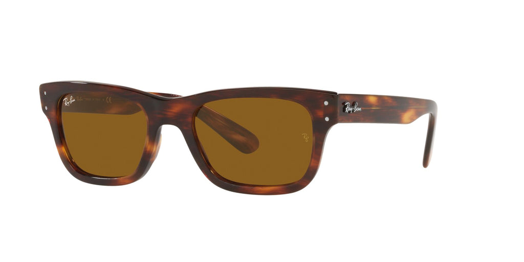 Anteojos Ray-Ban Mr Burbank Havana / Café - RB2283-954/33, vista en ángulo