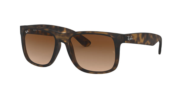 Anteojos Ray-Ban Justin Havana Goma / Café Degradé - RB4165-710/13, vista en ángulo