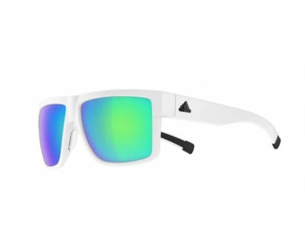 Lentes Adidas 3Matic Blanco Mate / Espejado Azul - A427 00 6065