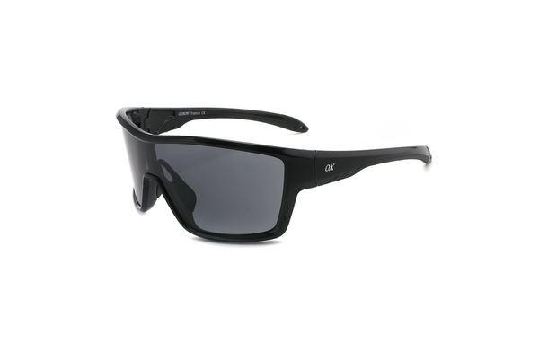 Anteojos Oxbow Negro / Gris Humo - OX 270 01, vista en ángulo