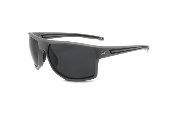 Anteojos Oxbow Gris / Gris Oscuro - OX 252 02, vista en ángulo