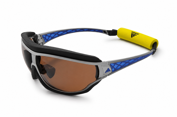 Anteojos Adidas Tycane Pro S Gris / Azul con Flotador - A190 00 6053