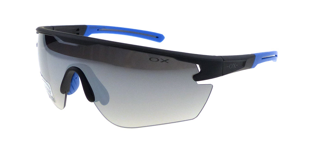 Anteojos Oxbow Negro y Azul / Gris Degradé - OX 250 02, vista en ángulo
