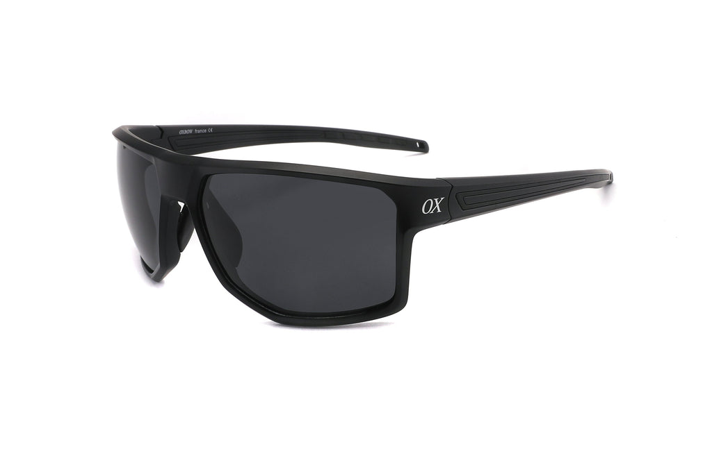 Anteojos Oxbow Negro / Gris Oscuro - OX 252 01, vista en ángulo