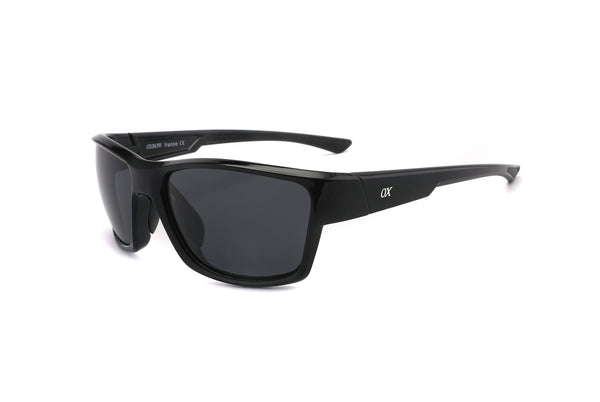 Anteojos Oxbow Negro / Gris Oscuro - OX 256 01, vista en ángulo