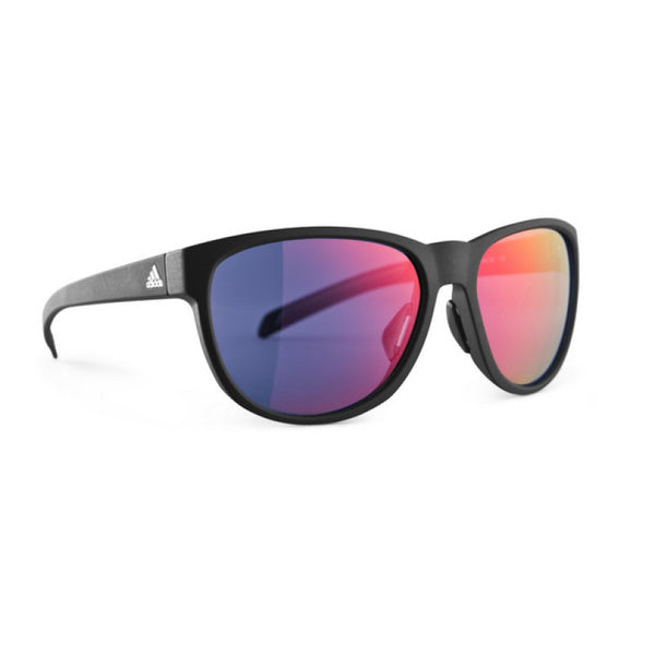 Lentes Adidas Wildcharge Negro Mate / Espejado Gris-Azul - A425 00 6055