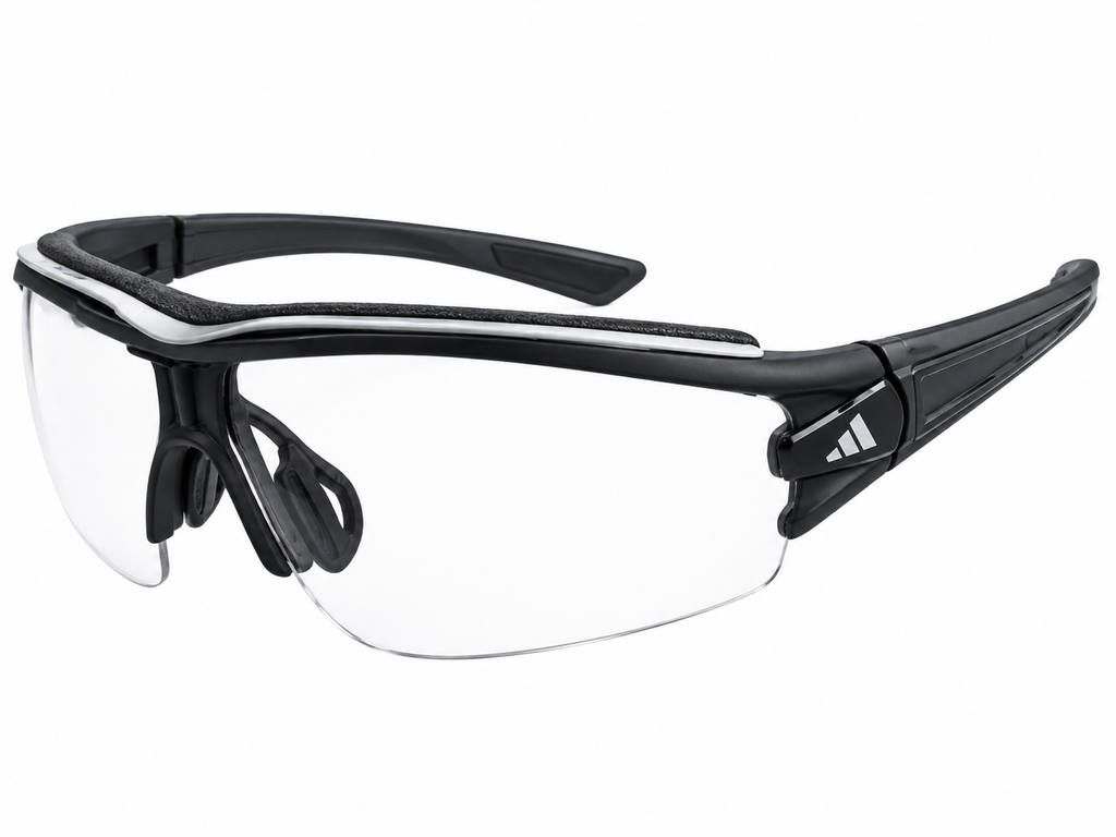 Anteojos Adidas Evil Eye Halfrim Pro L Negro Mate / Vario Transparente - A198 00 6099