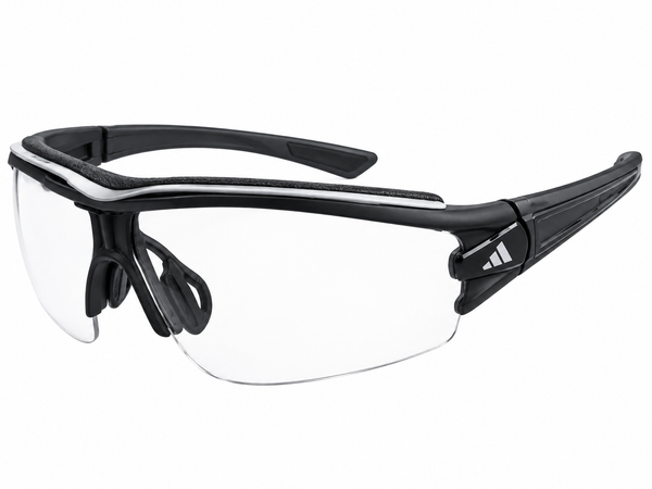 Anteojos Adidas Evil Eye Halfrim Pro L Negro Mate / Vario Transparente - A198 00 6099